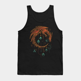 Draconic Dice Keeper - Role Player Gamer Tank Top